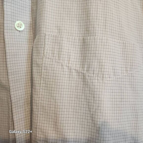 M29 UDE Signature Collection light gray plaid dress shirt - Picture 7 of 9